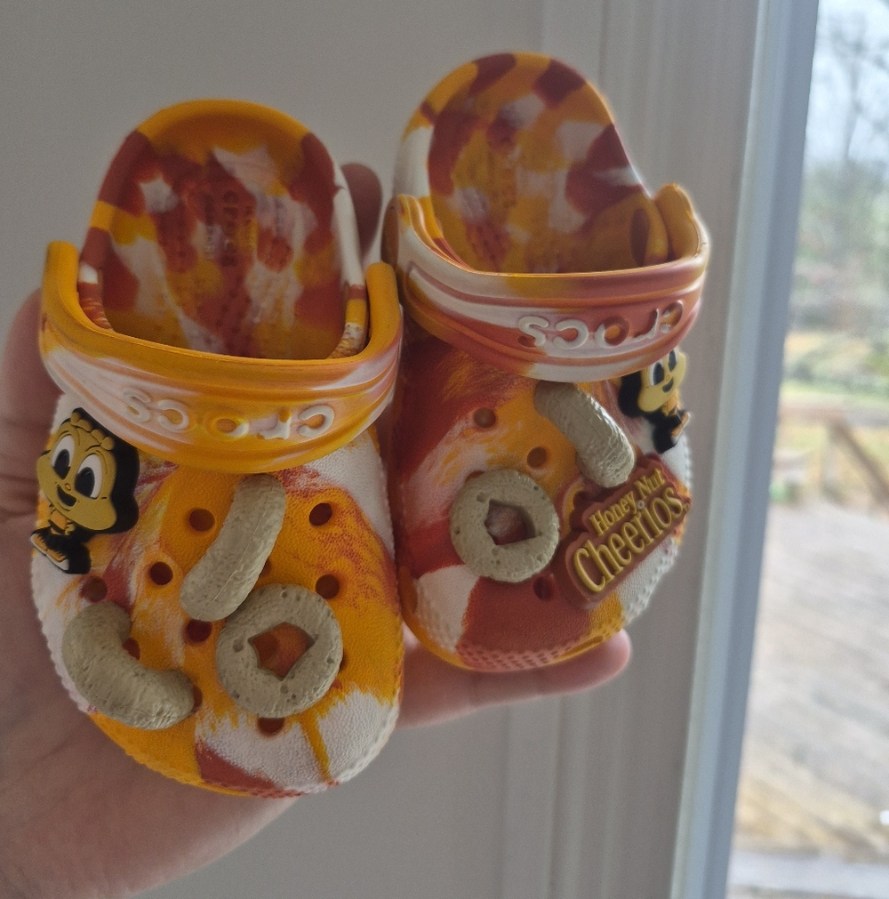 Crocs Kids' Honey Nut Cheerios Tie-Dye Clog Toddler